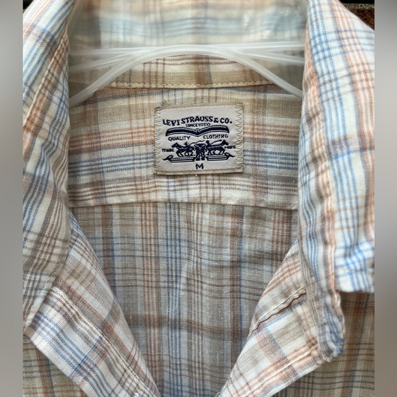 Vintage Levi’s Shortsleeved Button Down Size M - Picture 2 of 4